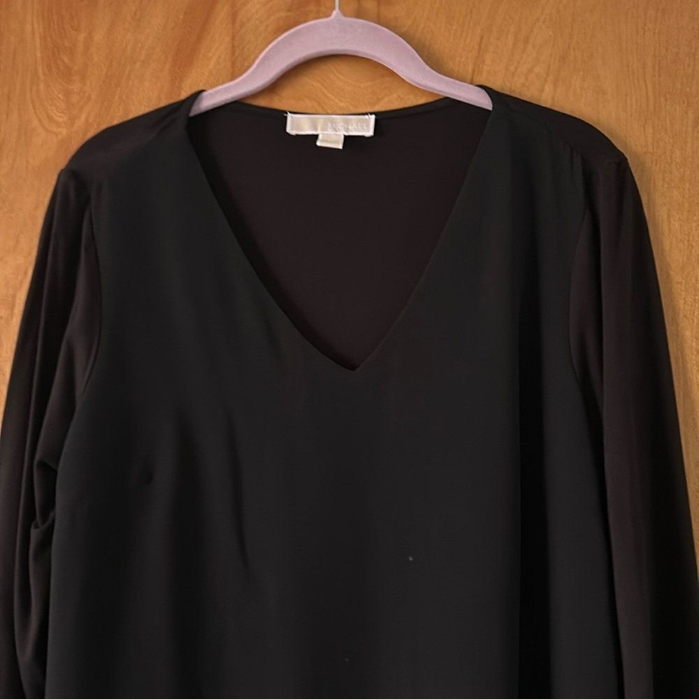 NWOT Michael Kors mix media top. Size M